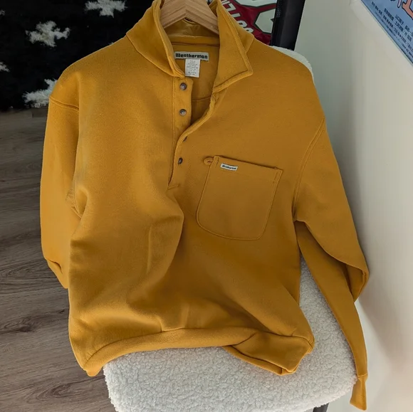 Vintage Weatherman 80's Mustard Pullover - Picture 6 of 6